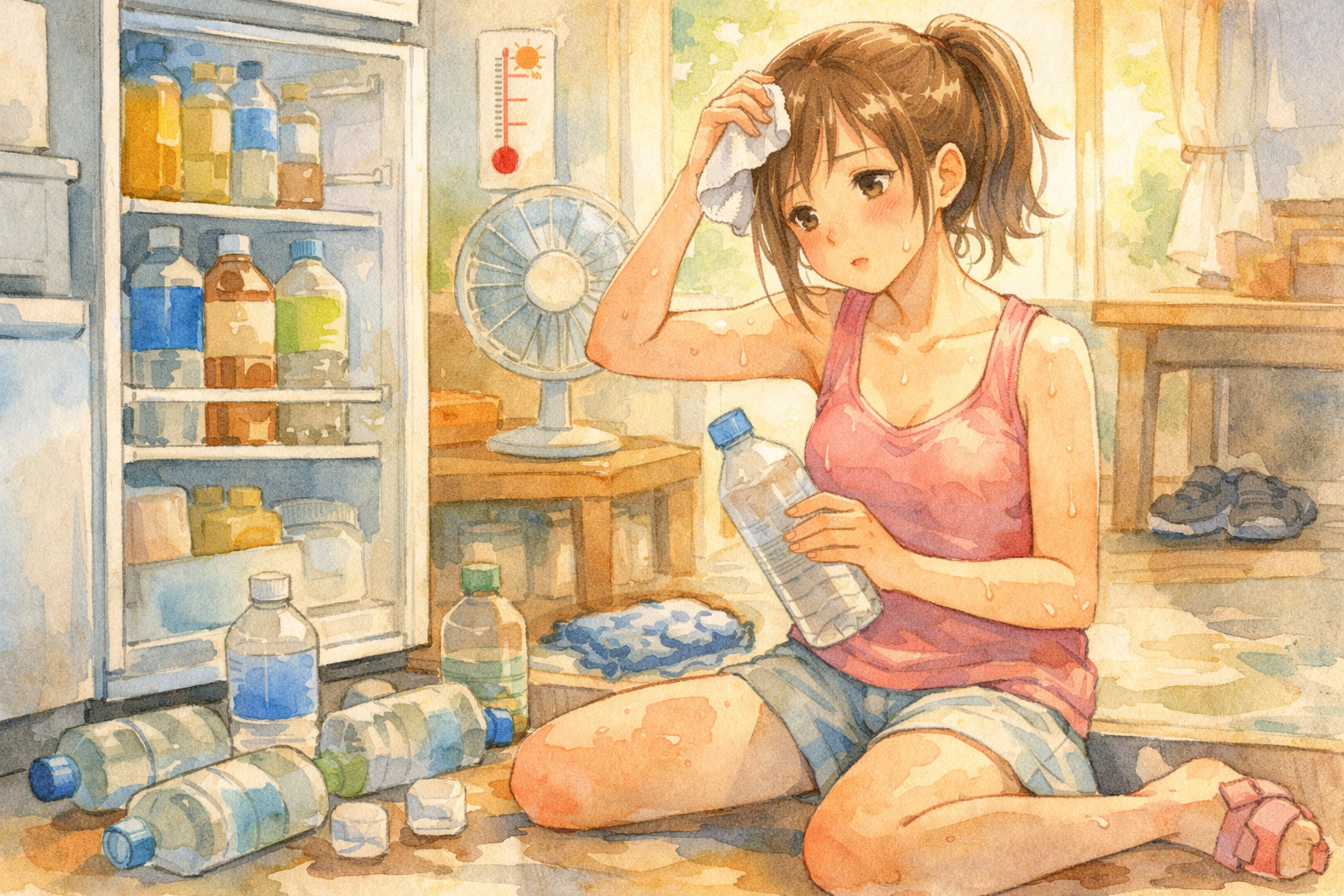 夏になると飲み物の消費が増えて大変に感じやすい理由