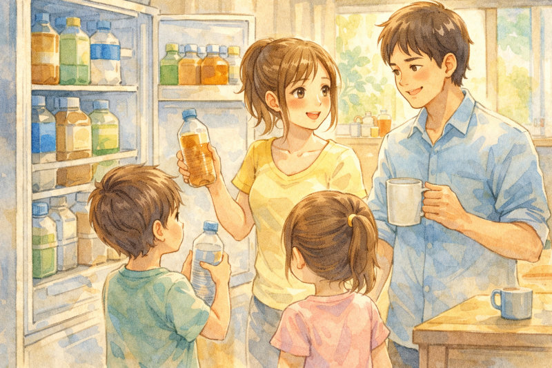 生活スタイルによって飲み物の用意の仕方は変わる