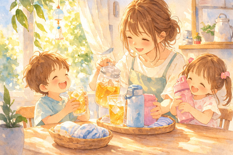 まとめ：飲み物の管理は家庭の生活リズムに合わせて考えることが大切