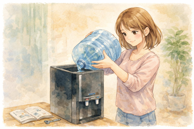 プレミアムウォーターを自分で設置する基本手順