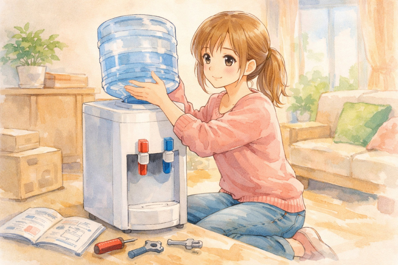 プレミアムウォーターの設置は自分でできる？有料設置サービスの内容と判断ポイント