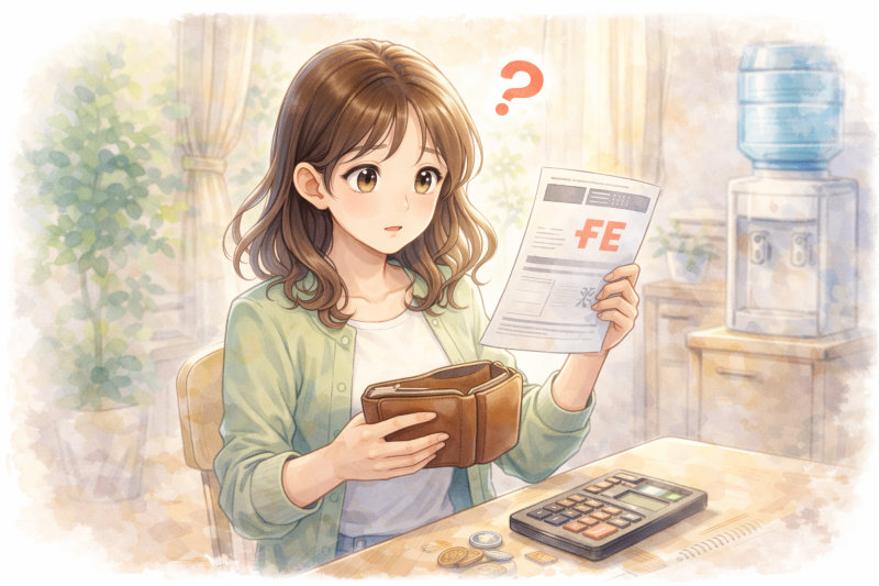 プレミアムウォーターの休止手数料はかかる？