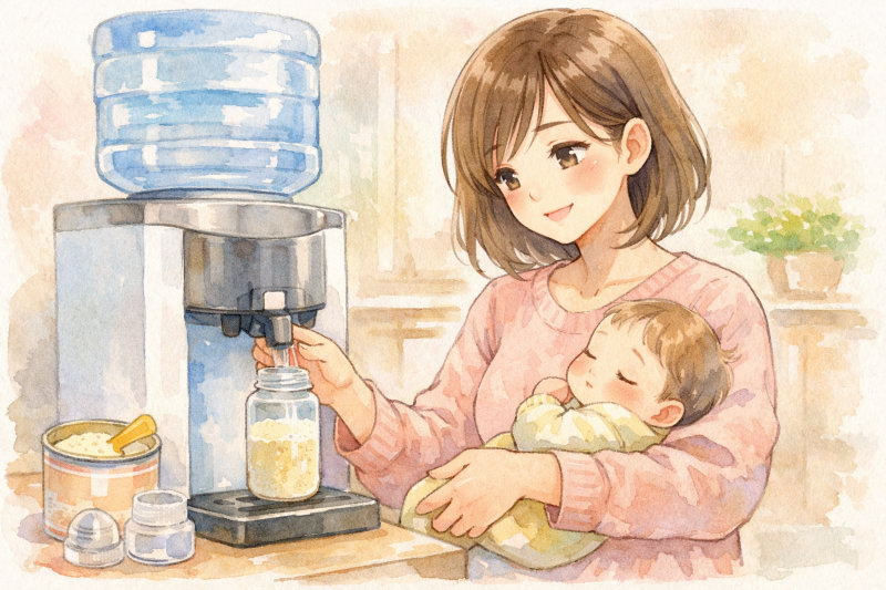 プレミアムウォーターは赤ちゃんのミルクに使える？