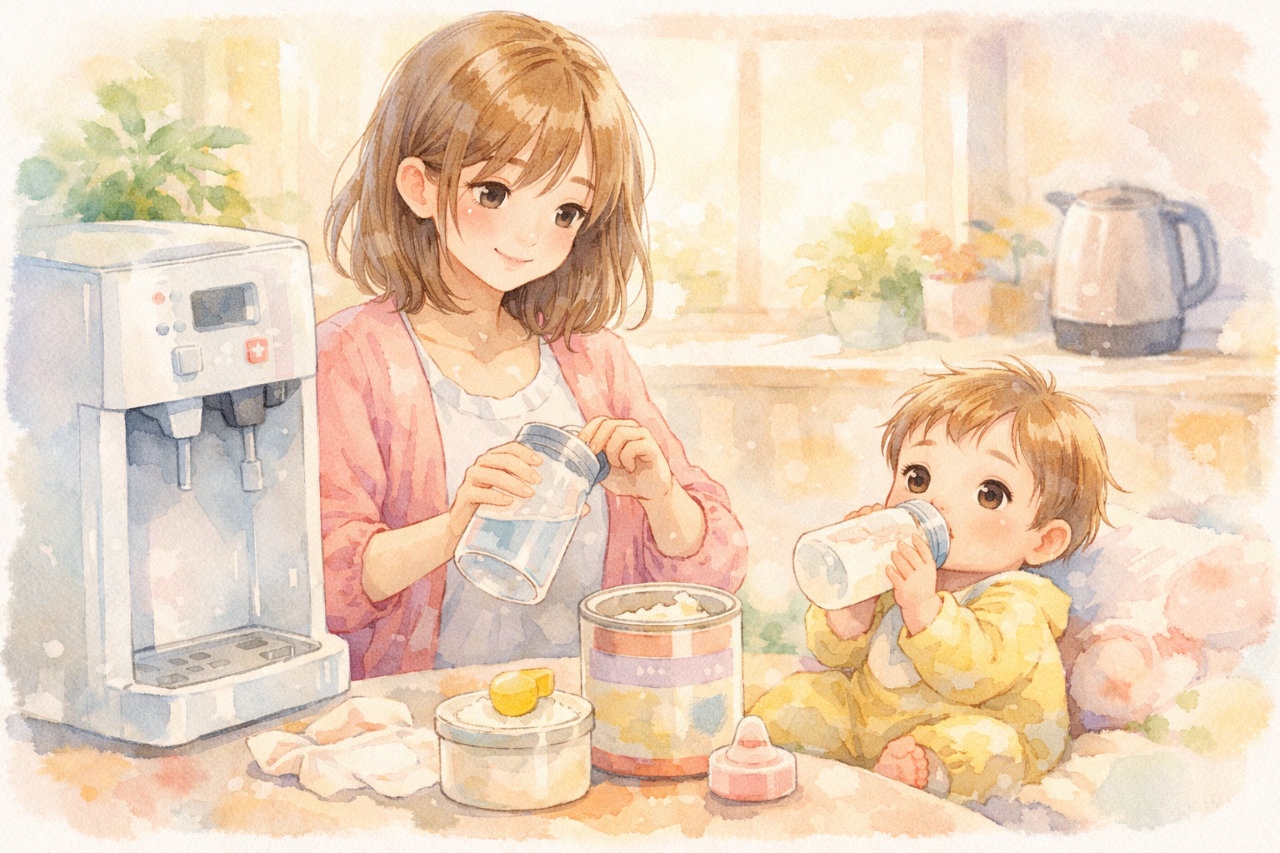 プレミアムウォーターはミルク作りに使える？水割りや湯冷ましとしての使い方をわかりやすく解説！