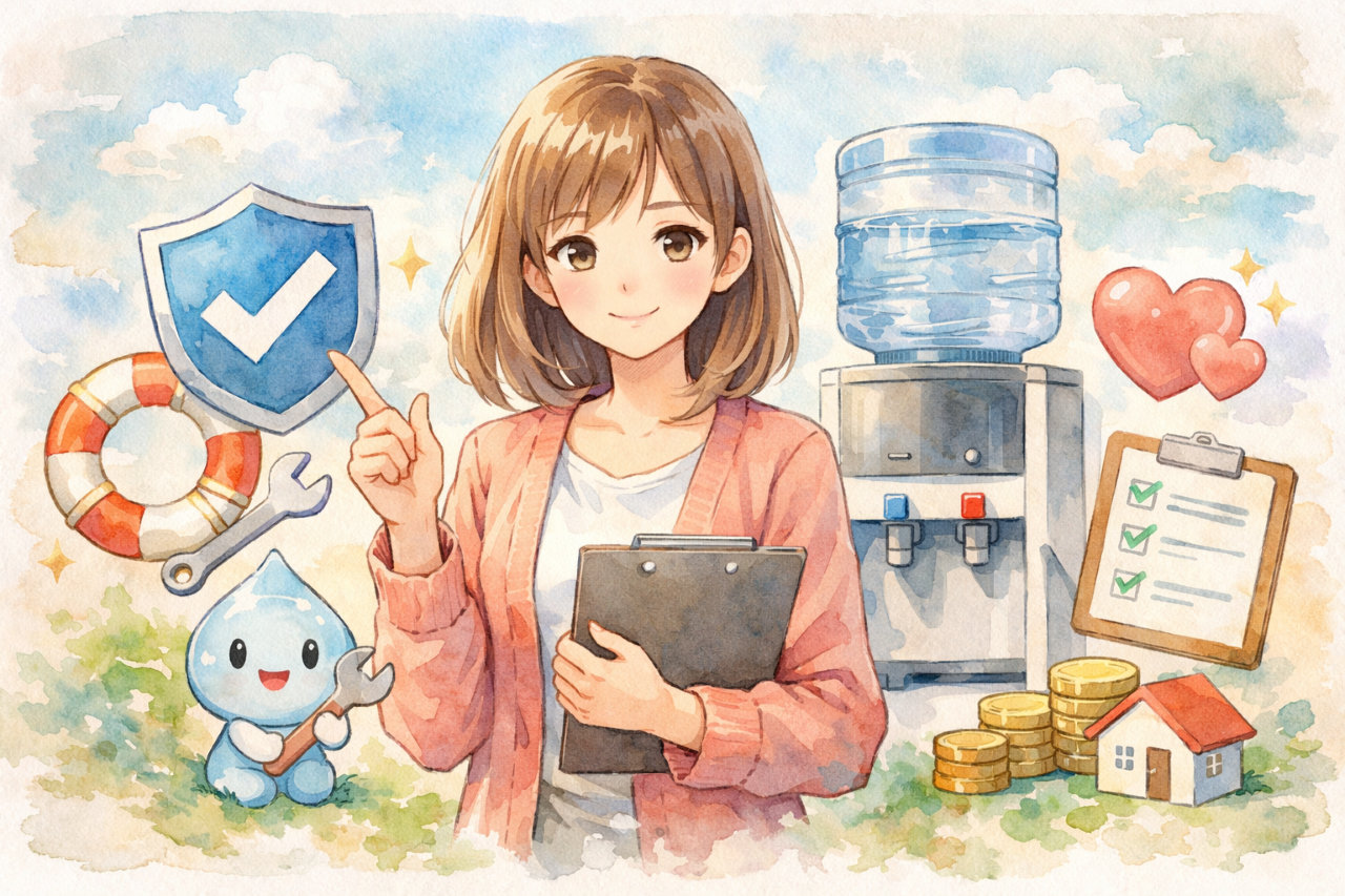 コスモウォーター安心サービスは必要？内容・補償・申し込みや解約前に確認しておきたいポイント