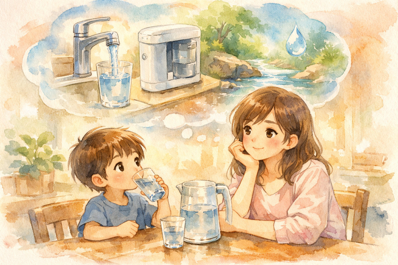 子どもがよく水を飲むようになってきたけど家の水ってこのままでいいの？と感じたときに考えておきたいこと