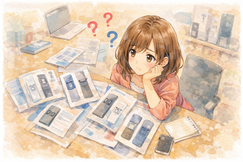 ウォーターサーバーを調べ始めると「違いがわからない」と感じやすい理由