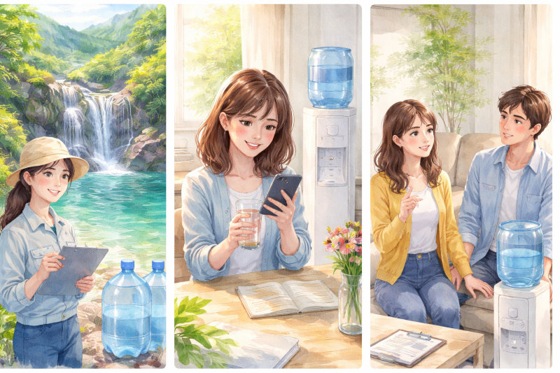 コスモウォーターの水はどこの水？採水地と安全性