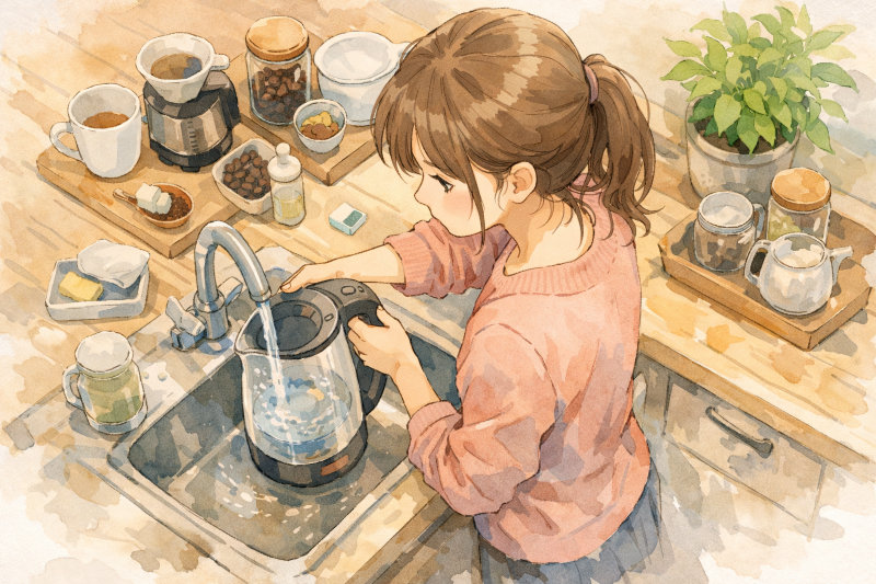 家で飲み物を作る回数が増えると「水」が気になり始める理由