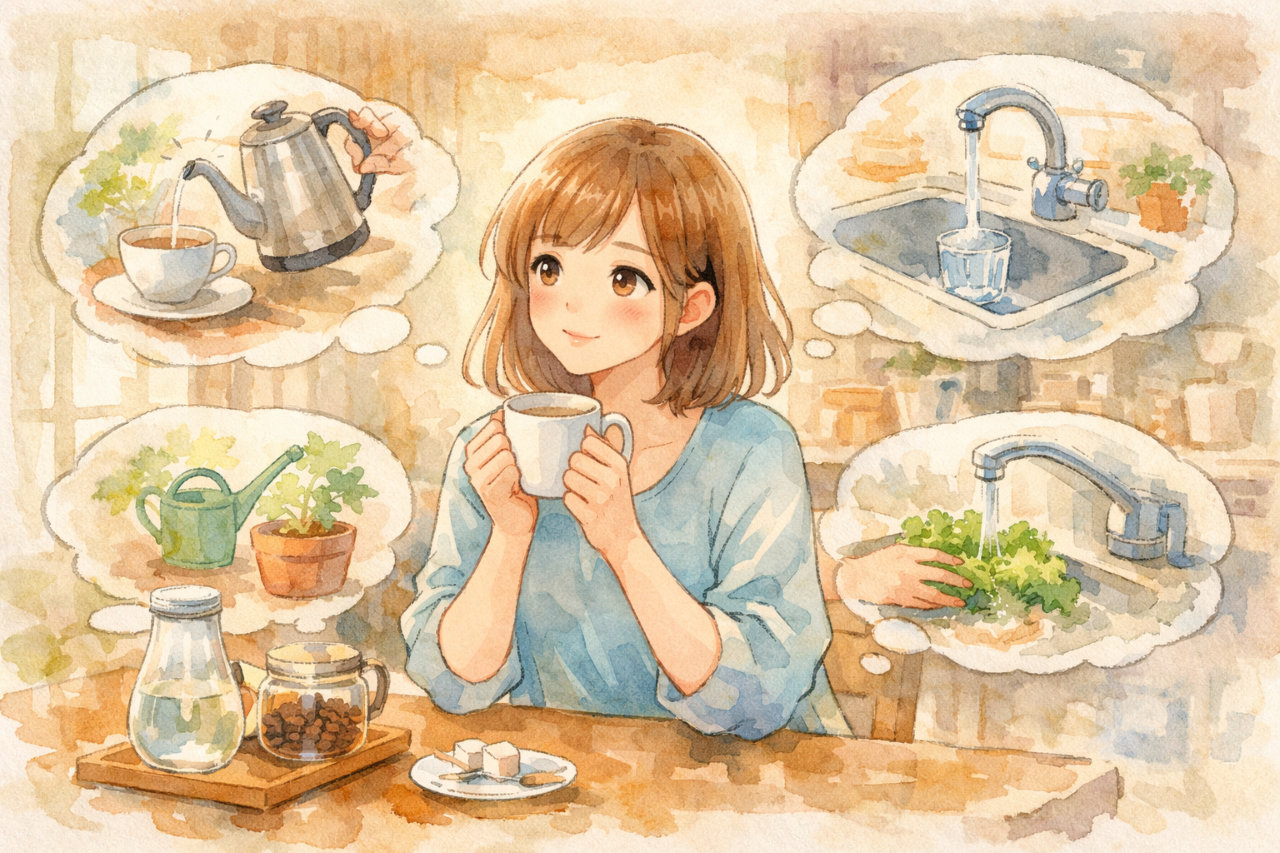 家でお茶やコーヒーを作る回数が増えたとき水の使い方を見直したくなるのはなぜ？暮らしの中で感じる小さな迷いを整理してみる